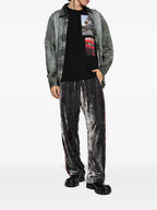 Image of T-Box-T3 Black T-Shirt by Diesel for Men - Season Autumn-Winter 2025 - Model view 1