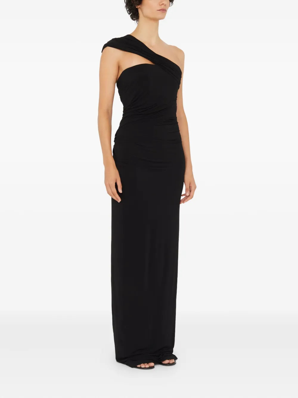 Christopher Esber Beach Glass Draped Jersey Strapless Dress