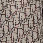 Dior, wool sweater, luxury fashion, Oblique pattern, beige sweater