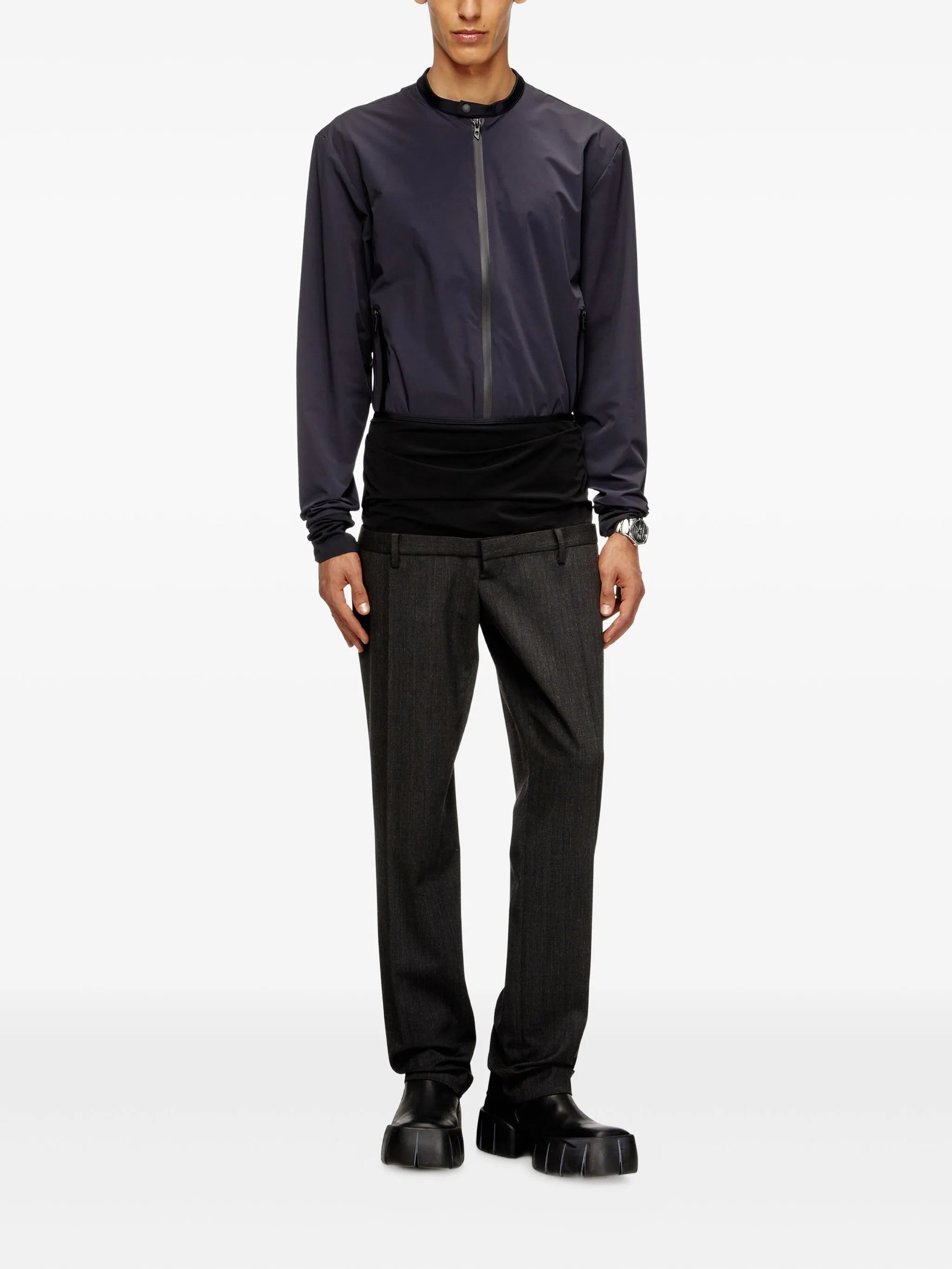 디젤의 J-Domnal-ny 재킷 이미지 - 남성용 - 2025년 가을-겨울 시즌 - 모델 보기 1