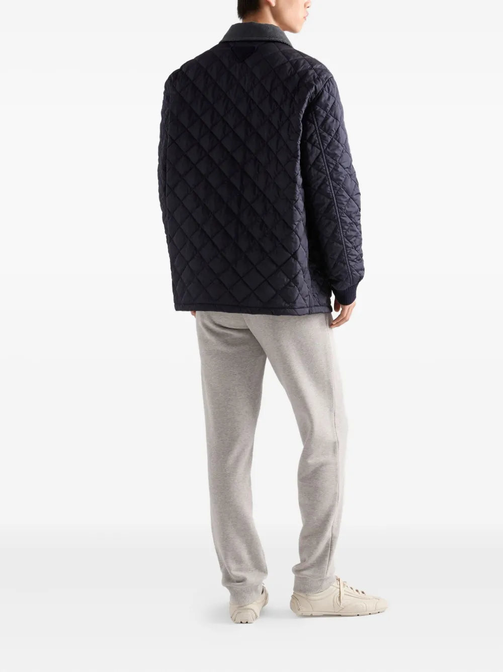 Giacca Blu Trapuntata