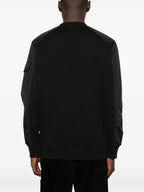 Black Cotton Sweatshirt