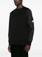 Black Cotton Sweatshirt