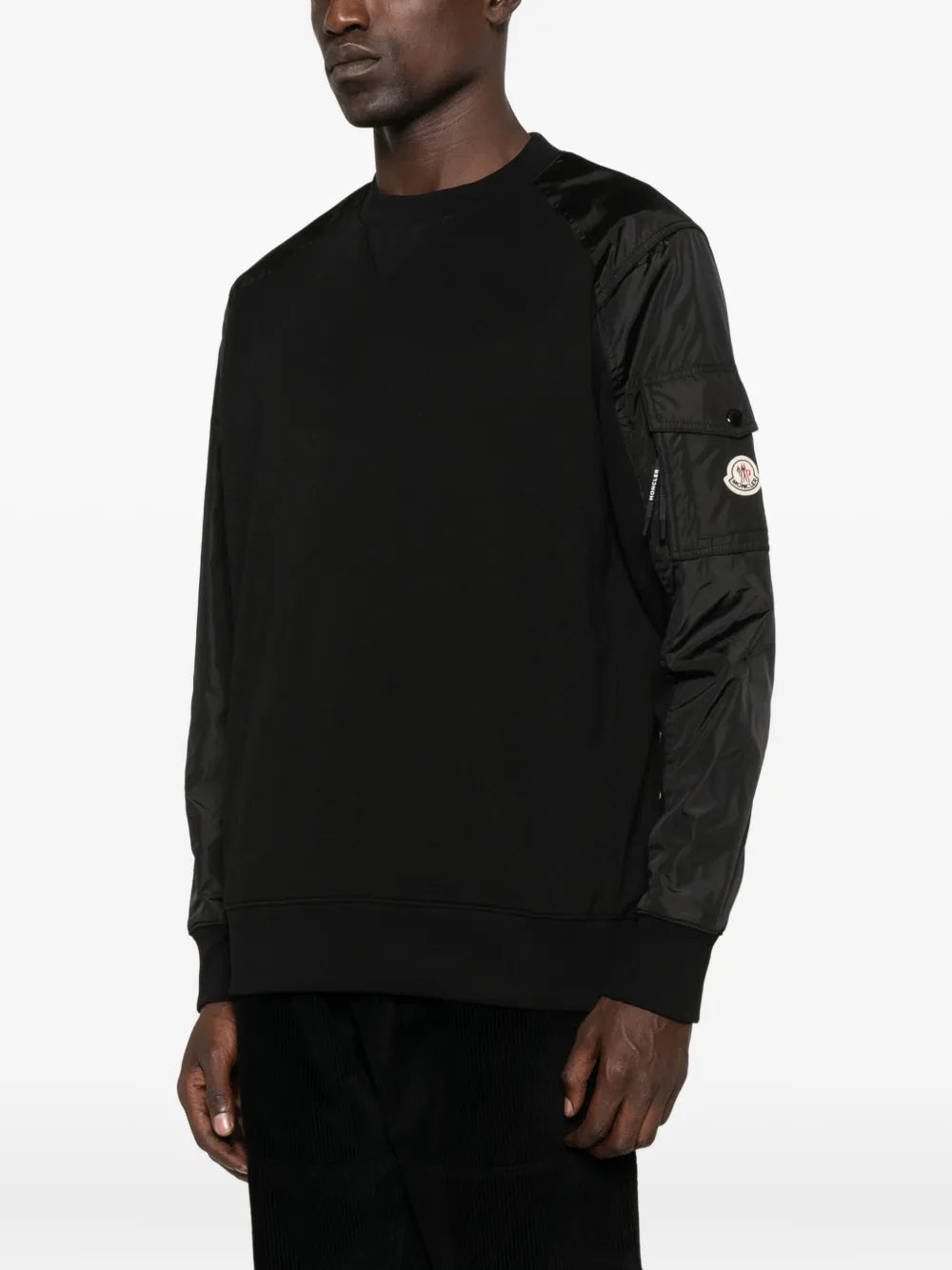 Black Cotton Sweatshirt