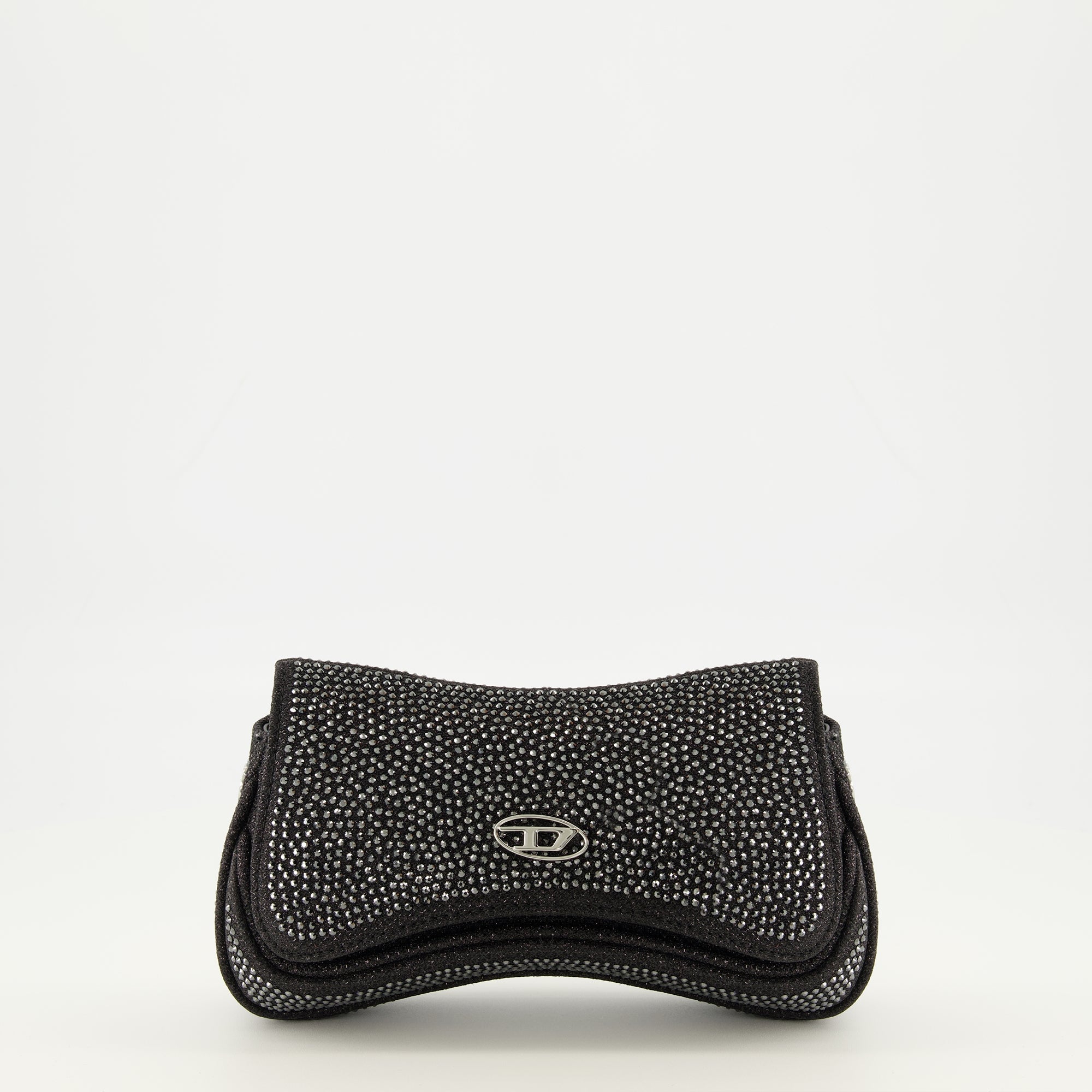 여성을 위한 디젤의 사크 플레이 프티 아 스트라스 노아르 이미지 - 2026년 봄-여름 시즌 - 앞면 보기