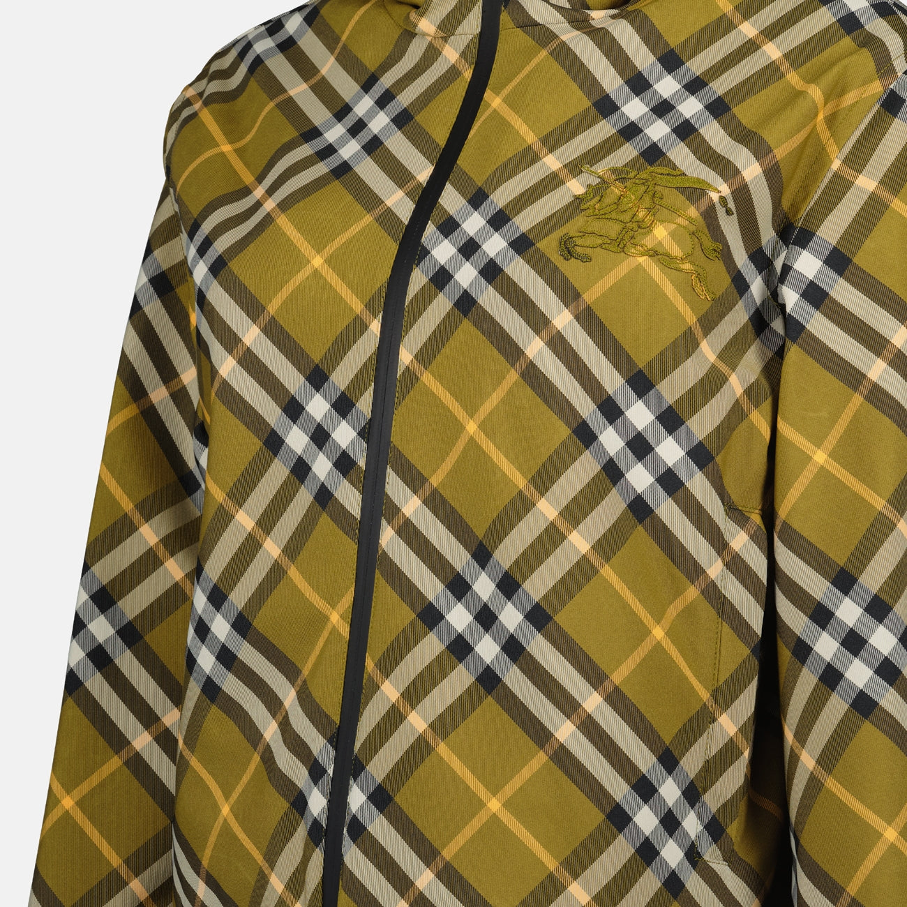 reversible jacket, plaid windbreaker, khaki jacket, women's jacket, autumn-winter fashion