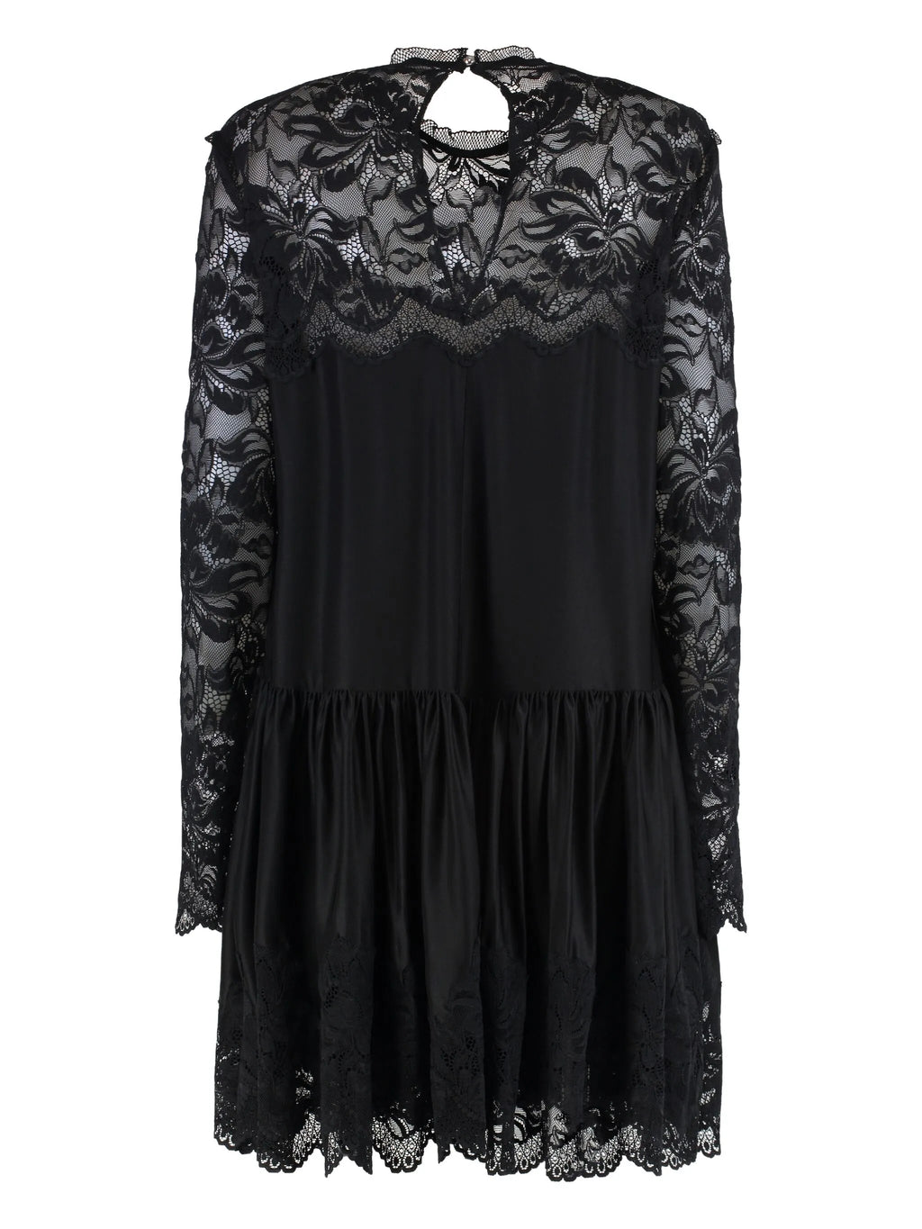 Image of Short Lace Dress by Rabanne for Women - Season Autumn-Winter 2025 - Model View 2