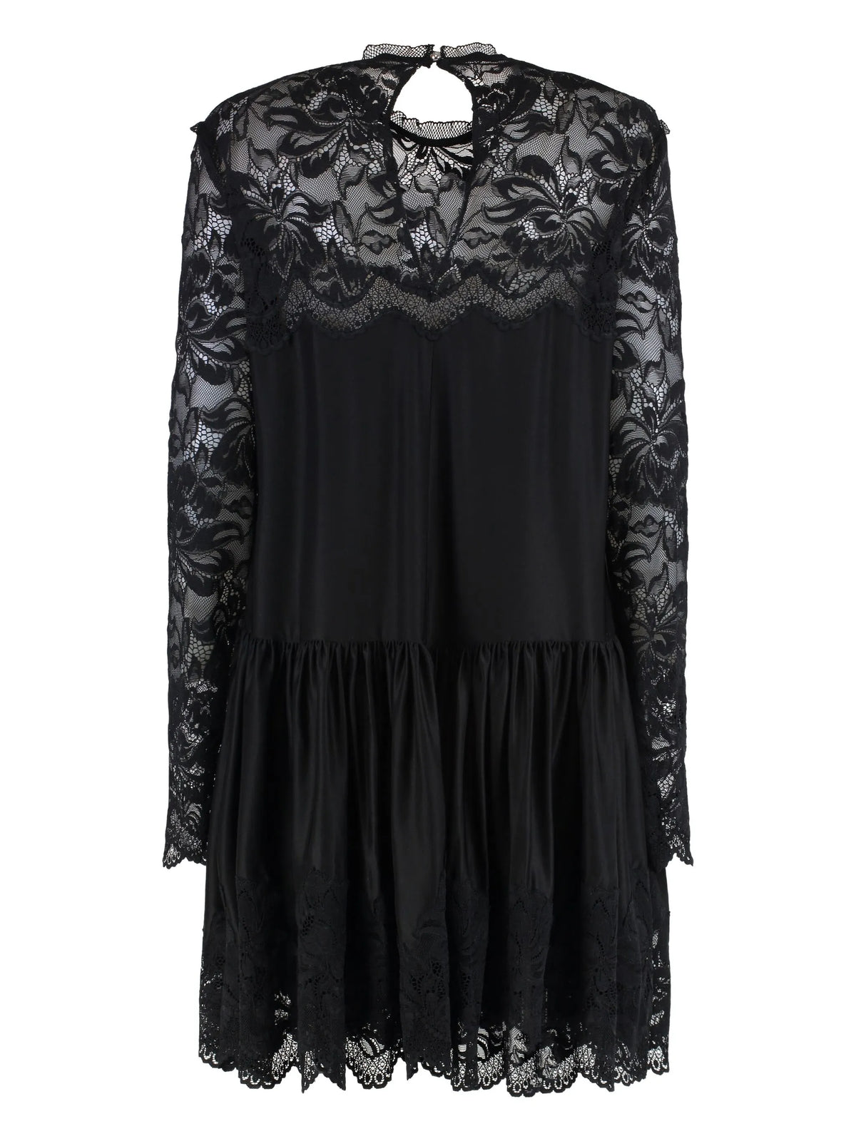 Image of Short Lace Dress by Rabanne for Women - Season Autumn-Winter 2025 - Model View 2