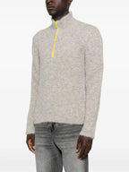 Image of K-Eller Zipped Pullover by Diesel for Men - Season Autumn-Winter 2025 - Model view 2