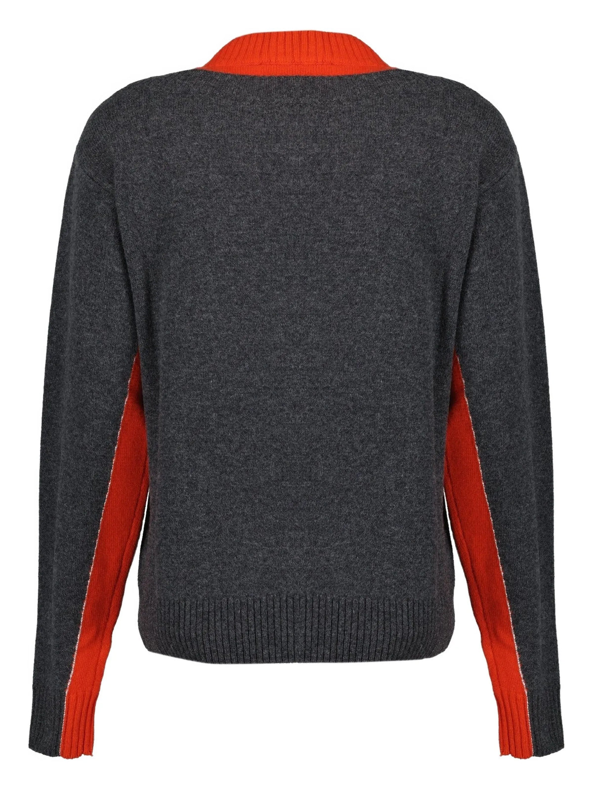 Image of Bi-Color Wool Pullover by Rabanne for Women - Season Autumn-Winter 2025 - Model View 3