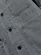 Image of Carlito Denim Jacket by Officine Générale for Men - Season Autumn-Winter 2025 - Model view 4