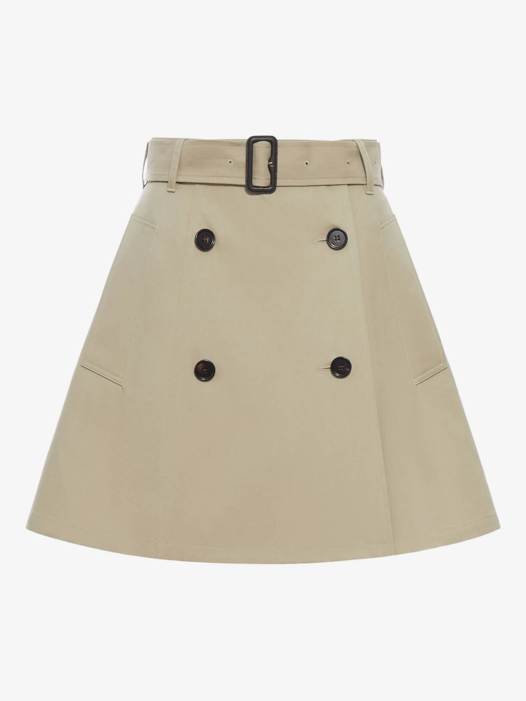 Image of Trench Mini Skirt by Burberry for Women - Season Autumn-Winter 2025 - Model View 1