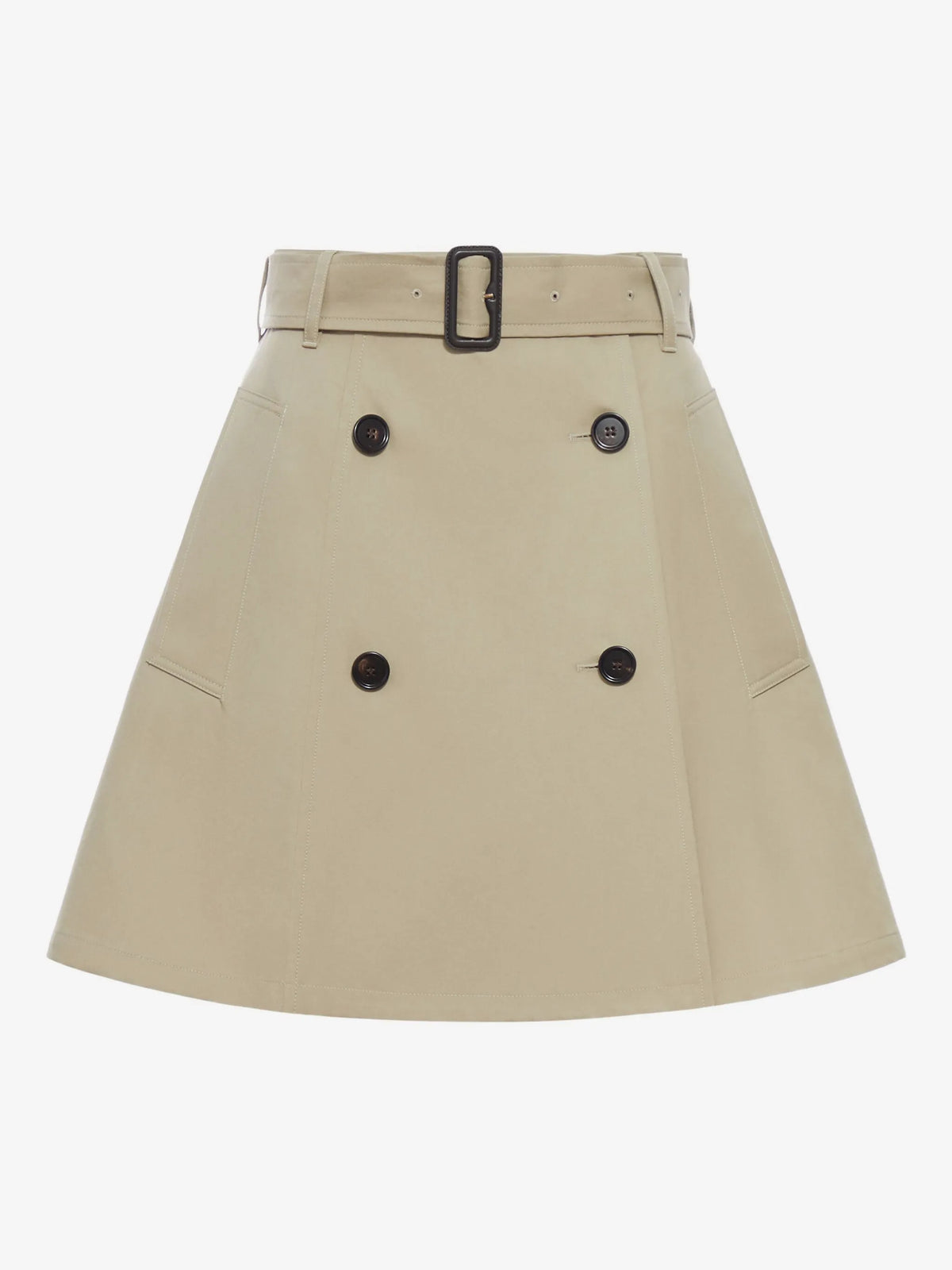 Image of Trench Mini Skirt by Burberry for Women - Season Autumn-Winter 2025 - Model View 1