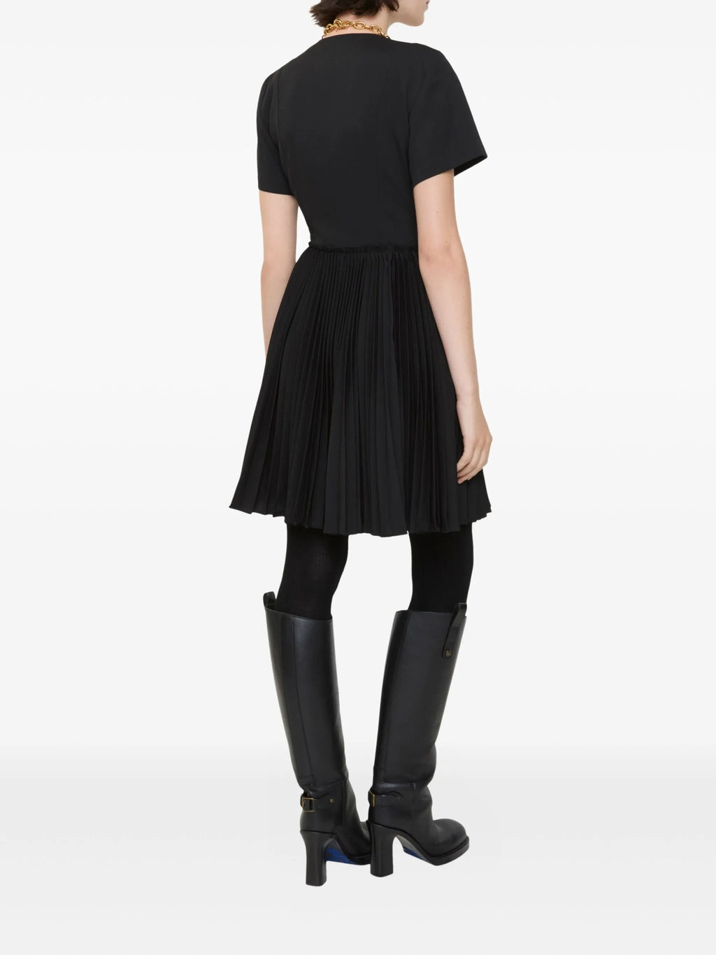 Image of Kilt Dress by Burberry for Women - Season Autumn-Winter 2025 - Model View 3