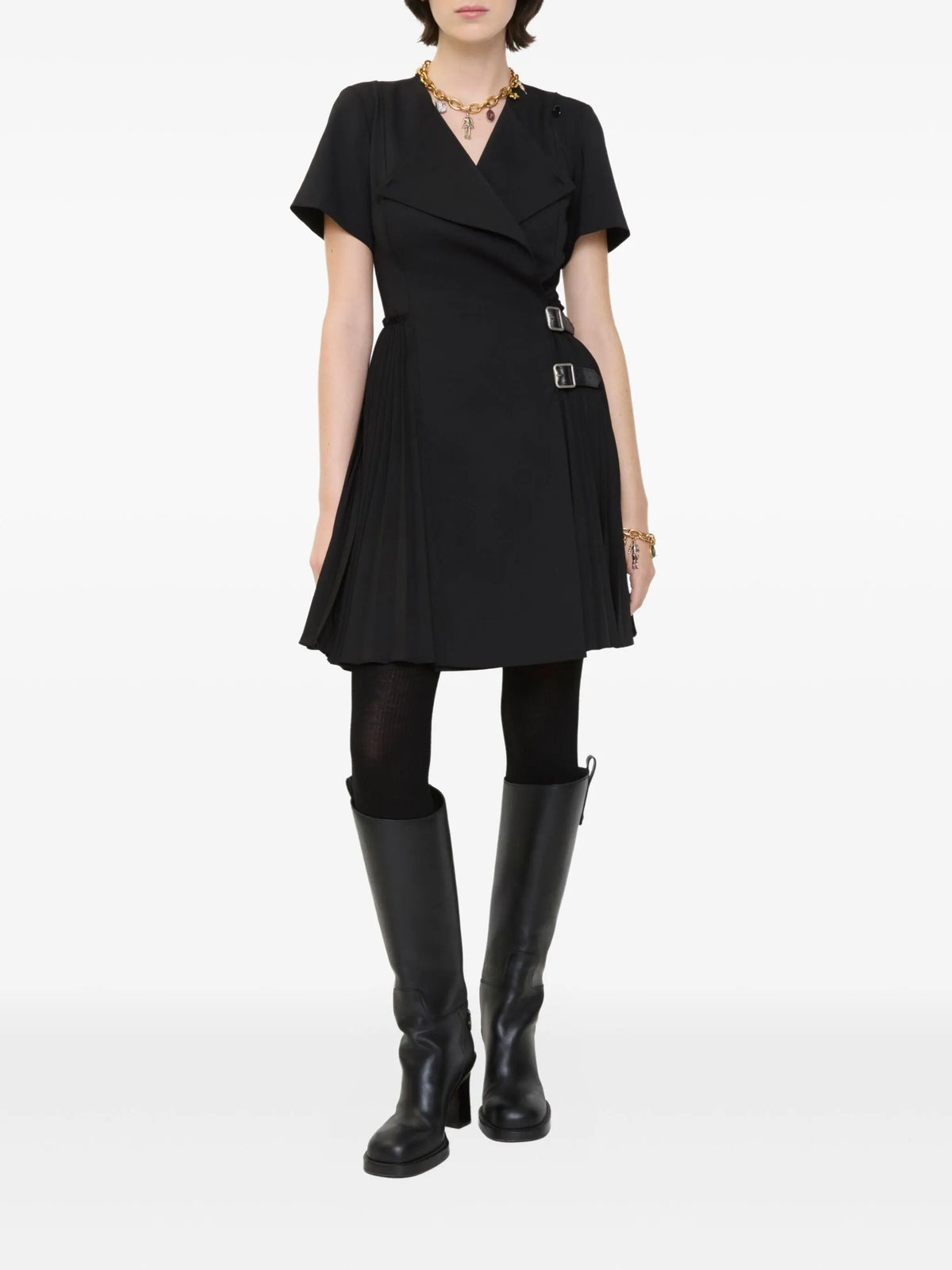 Image of Kilt Dress by Burberry for Women - Season Autumn-Winter 2025 - Model View 2
