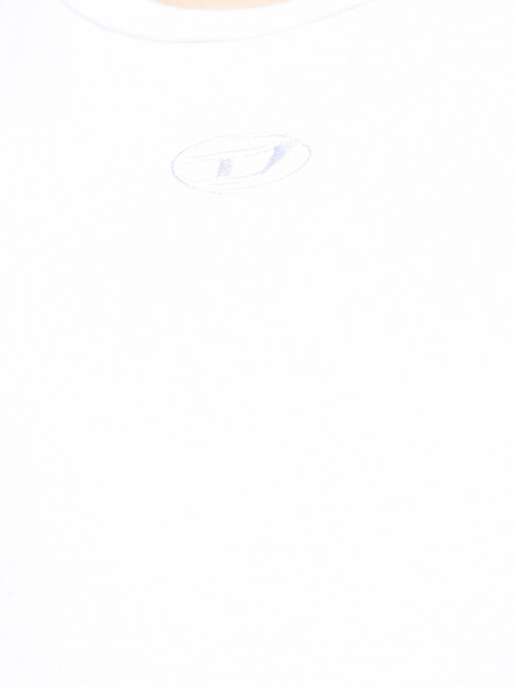 Image du débardeur blanc par Diesel pour hommes - Saison Automne-Hiver 2025 - Vue du modèle 4