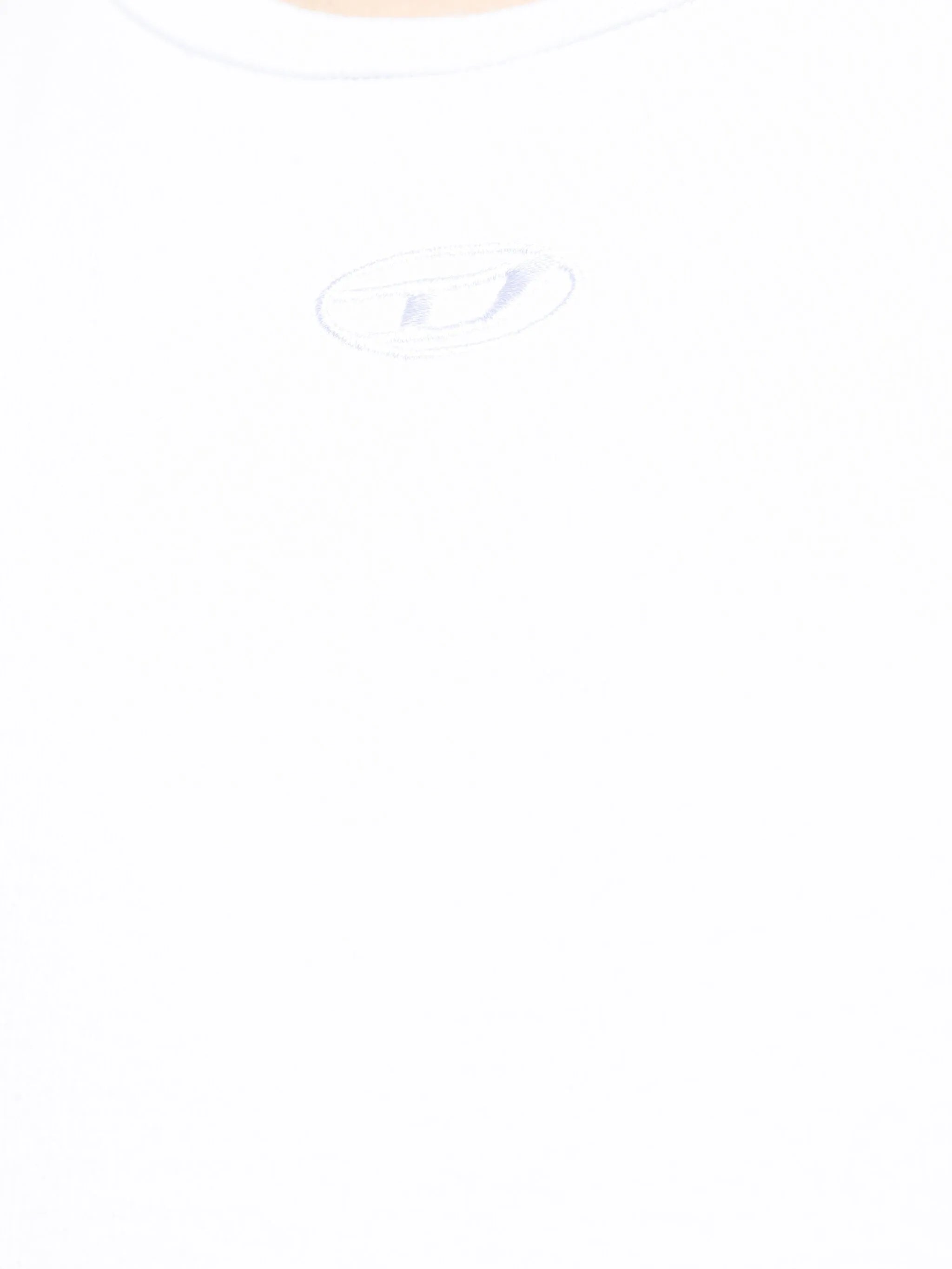 Image du débardeur blanc par Diesel pour hommes - Saison Automne-Hiver 2025 - Vue du modèle 4