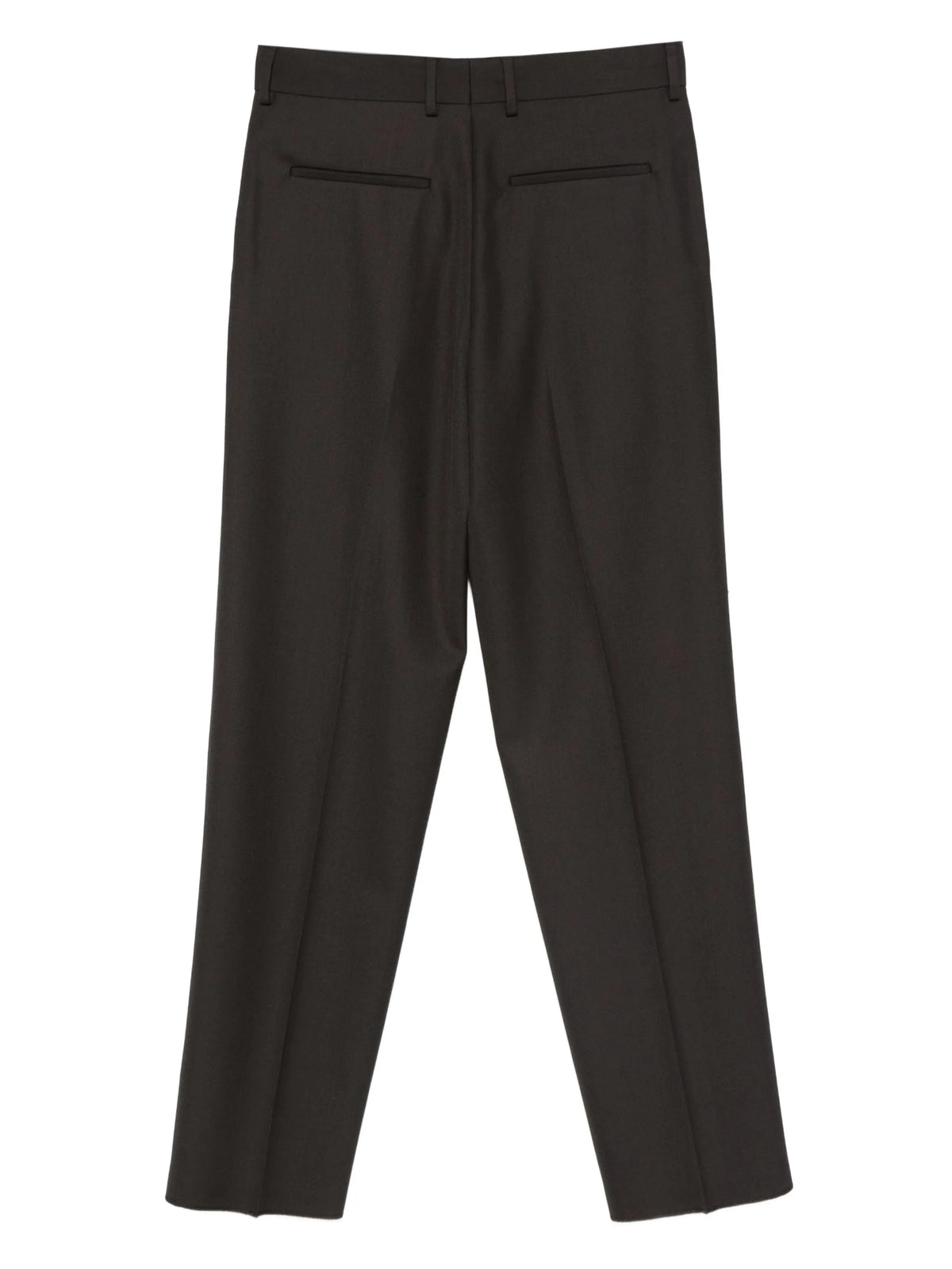 Image of Brown Wool Pants by Fendi for Men - Season Autumn-Winter 2025 - Model View 2