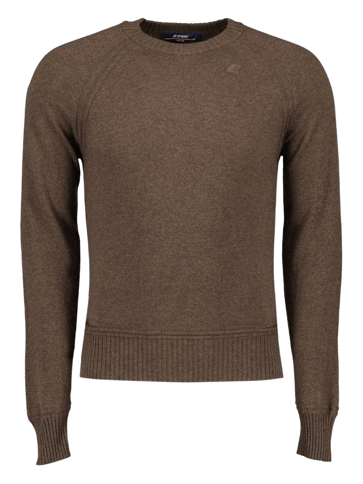 Image of Le Pull Sebas en Laine Noir by K-Way for Men - Season Autumn-Winter 2025 - Model View 1