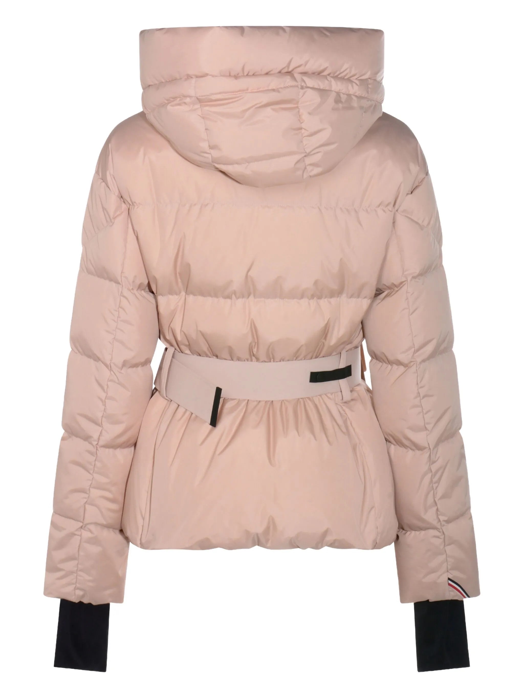 Image of Bouquetin Pink Down Jacket by Moncler Grenoble for Women - Season Autumn-Winter 2025 - Model View 1
