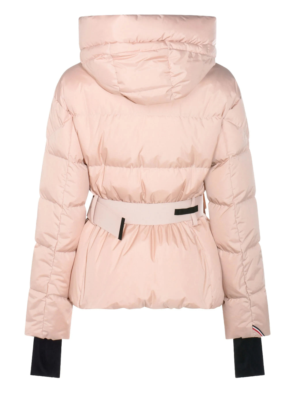 Imagen de la chaqueta de plumas rosa Bouquetin de Moncler Grenoble para mujeres - Temporada Otoño-Invierno 2025 - Vista del modelo 2