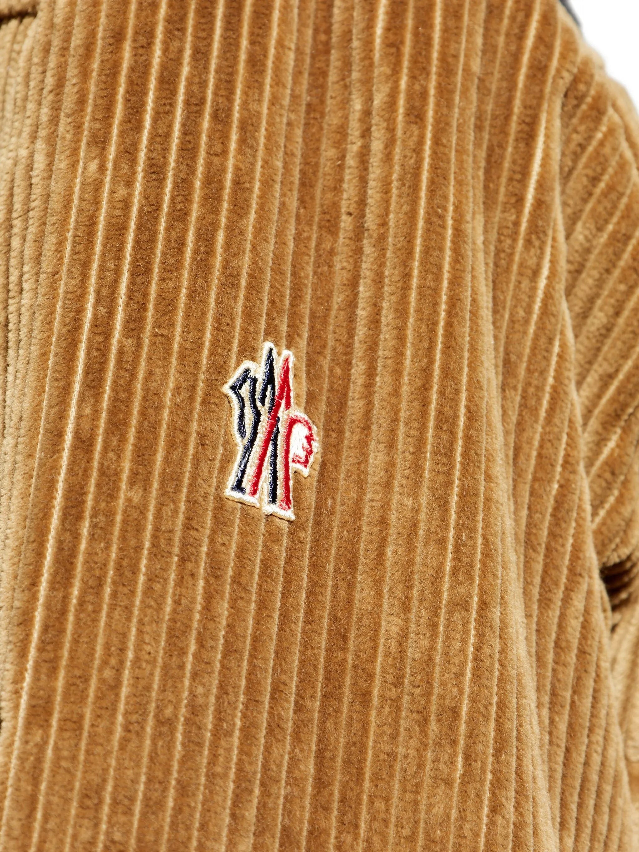 Image of Gelt Brown Down Shirt by Moncler Grenoble for Men - Season Autumn-Winter 2025 - Model View 4