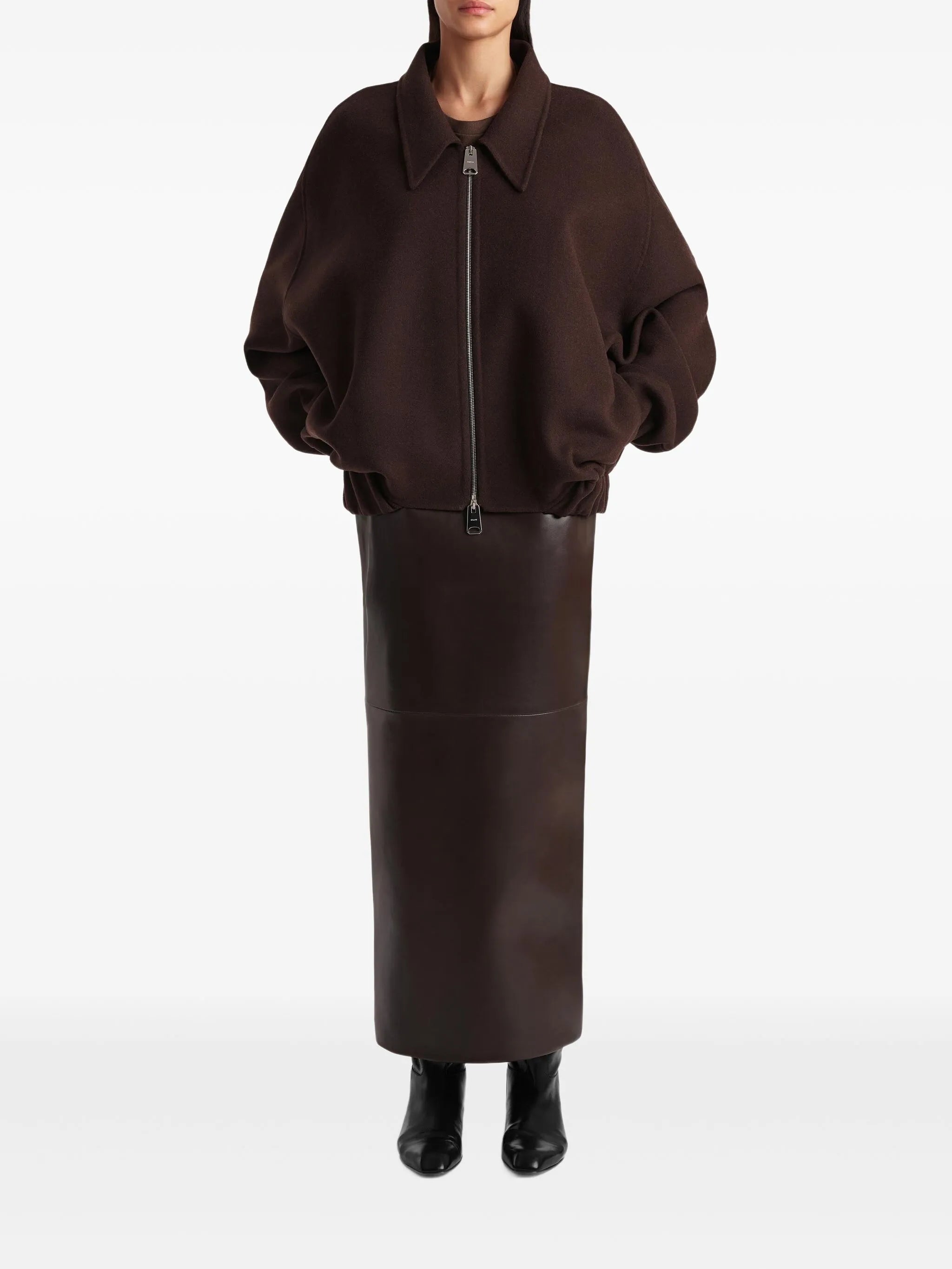 Image of Odin Jacket by Khaite for Women - Season Autumn-Winter 2025 - Model view 1