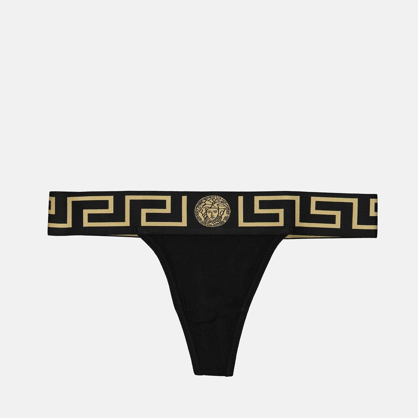 Medusa String, Versace lingerie, elastic waistband, summer collection, premium fabric