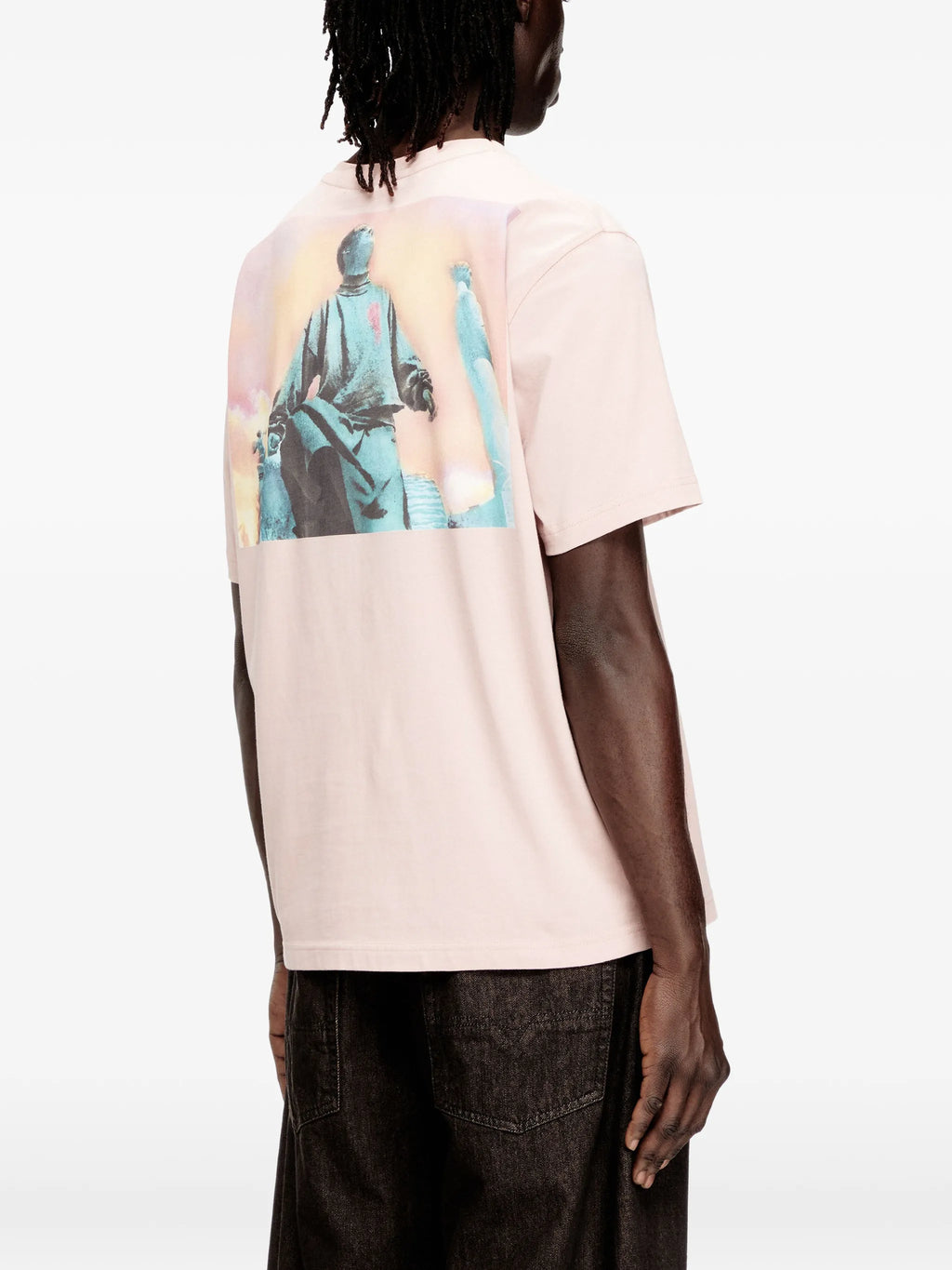 Image of t-adjust T-shirt by Diesel for Men - Season Spring-Summer 2026 - Model View 4