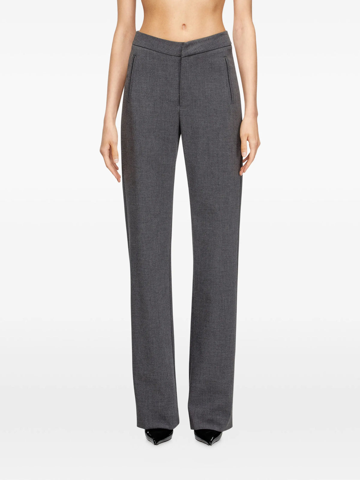 Image of Tailored Trousers P-romise-S1 by Diesel for Women - Season Spring-Summer 2026 - Model View 3