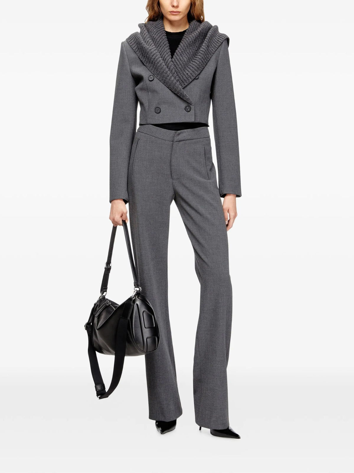 Image of Tailored Trousers P-romise-S1 by Diesel for Women - Season Spring-Summer 2026 - Model View 2