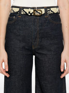 Image of Jean Flare Dane by Khaite for Women - Season Spring-Summer 2026 - Model view 4