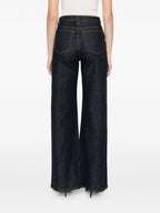 Image of Jean Flare Dane by Khaite for Women - Season Spring-Summer 2026 - Model view 3