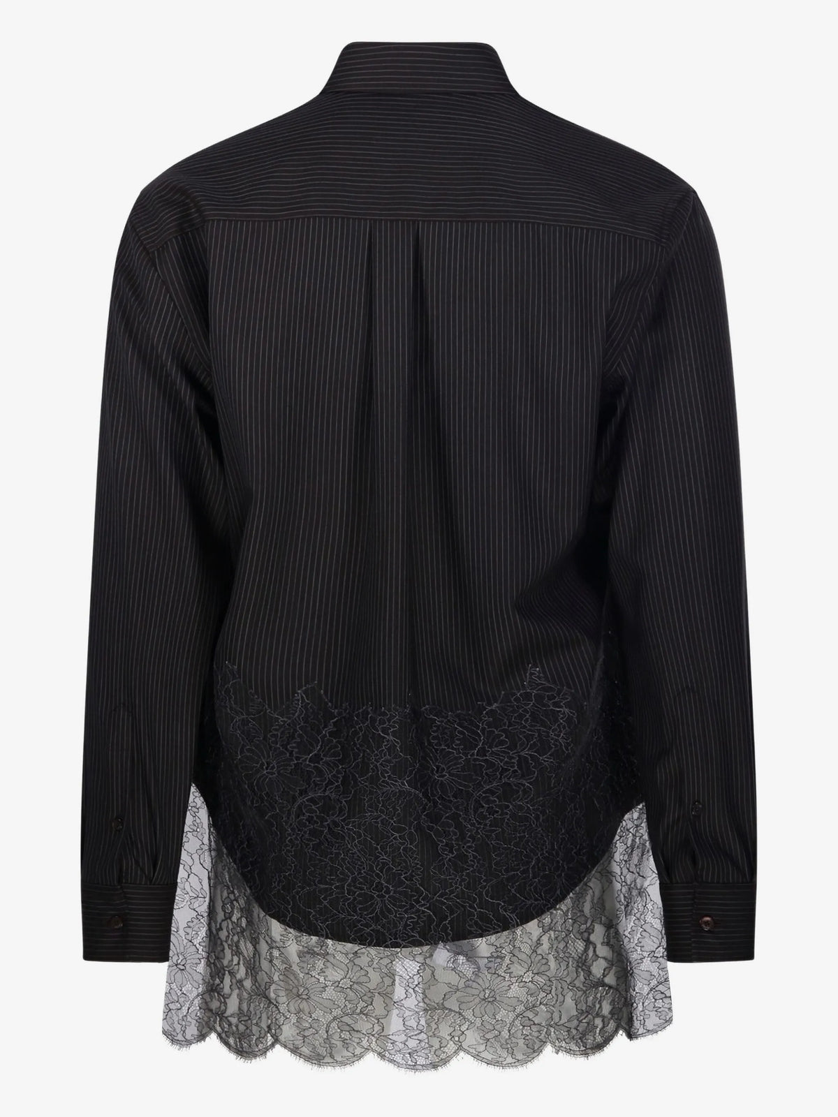 Image of Fendi Wool and Lace Shirt - by Fendi for Men - Season Autumn-Winter 2025 - Model View 2