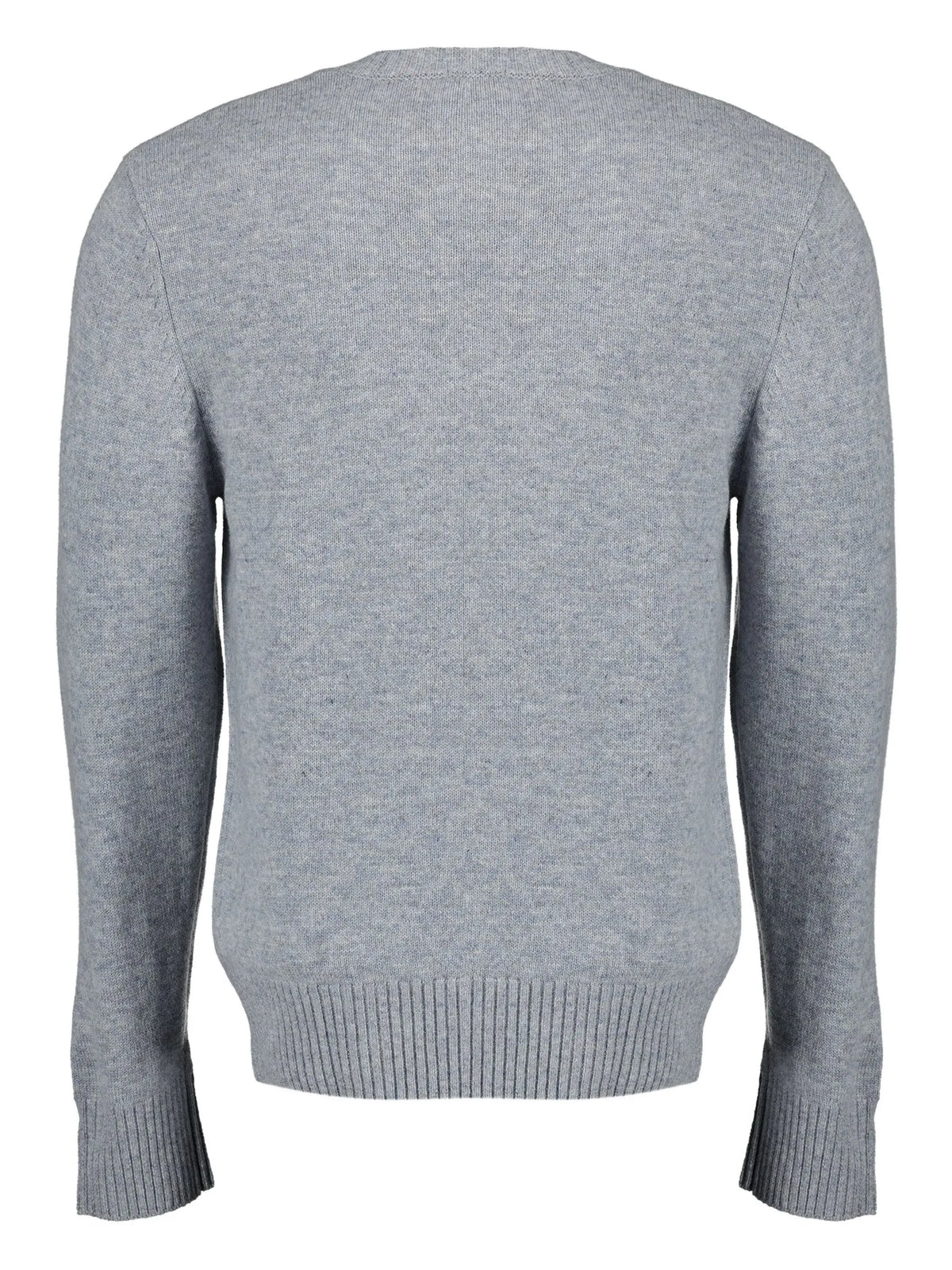 Image of Mycrew Grey Knit Sweater by Officine Générale for Men - Season Autumn-Winter 2025 - Model View 2