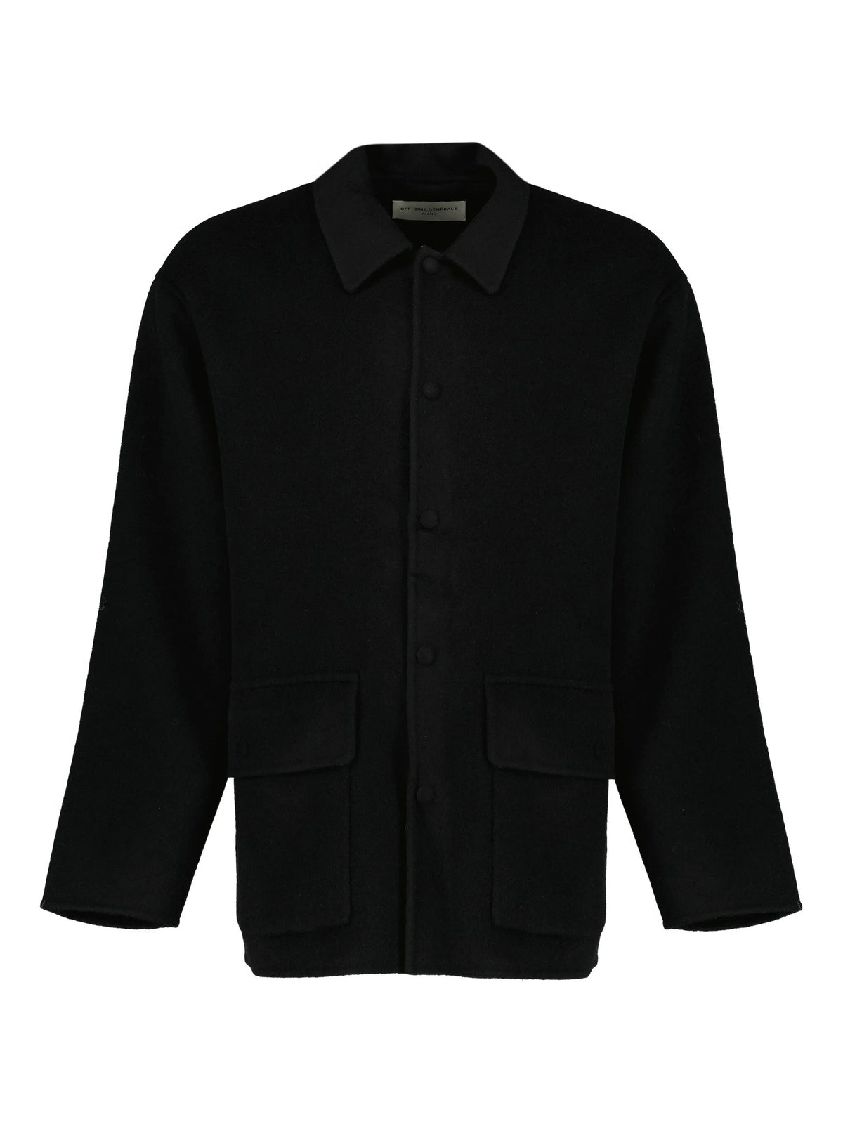 Image of Vasco Short Coat by Officine Générale for Men - Season Autumn-Winter 2025 - Model View 1