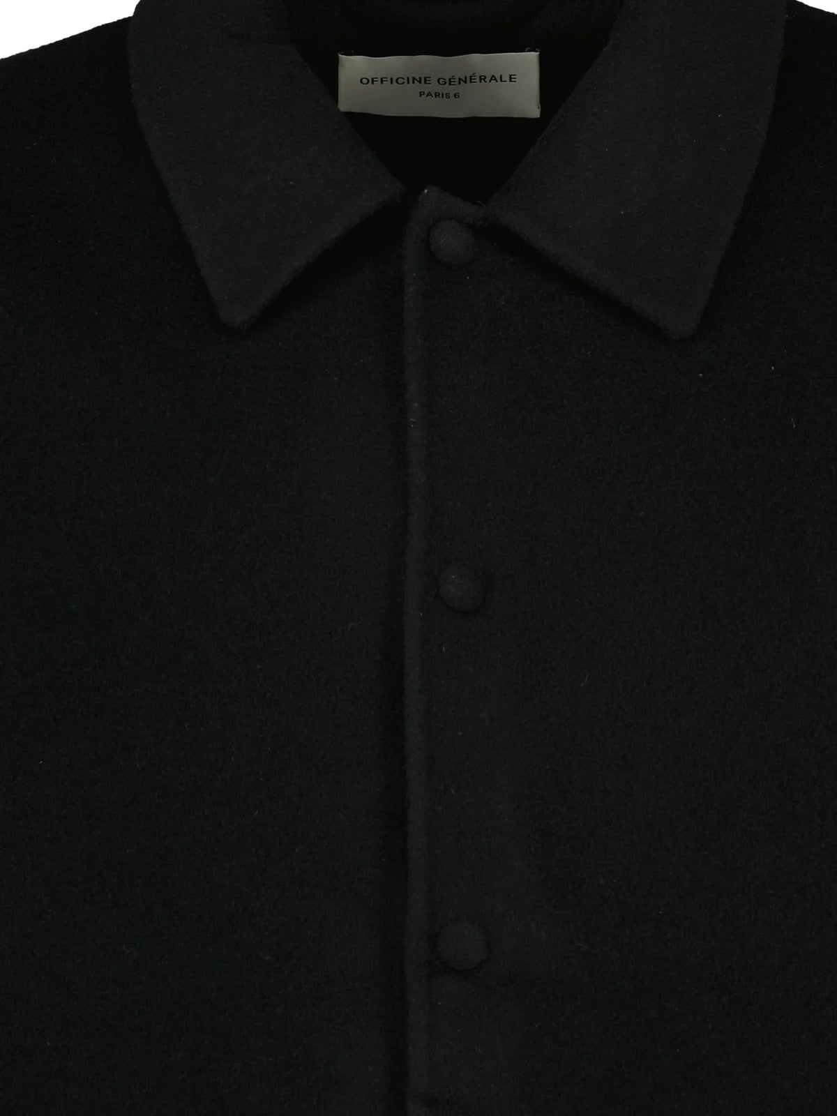 Image of Vasco Short Coat by Officine Générale for Men - Season Autumn-Winter 2025 - Model View 3