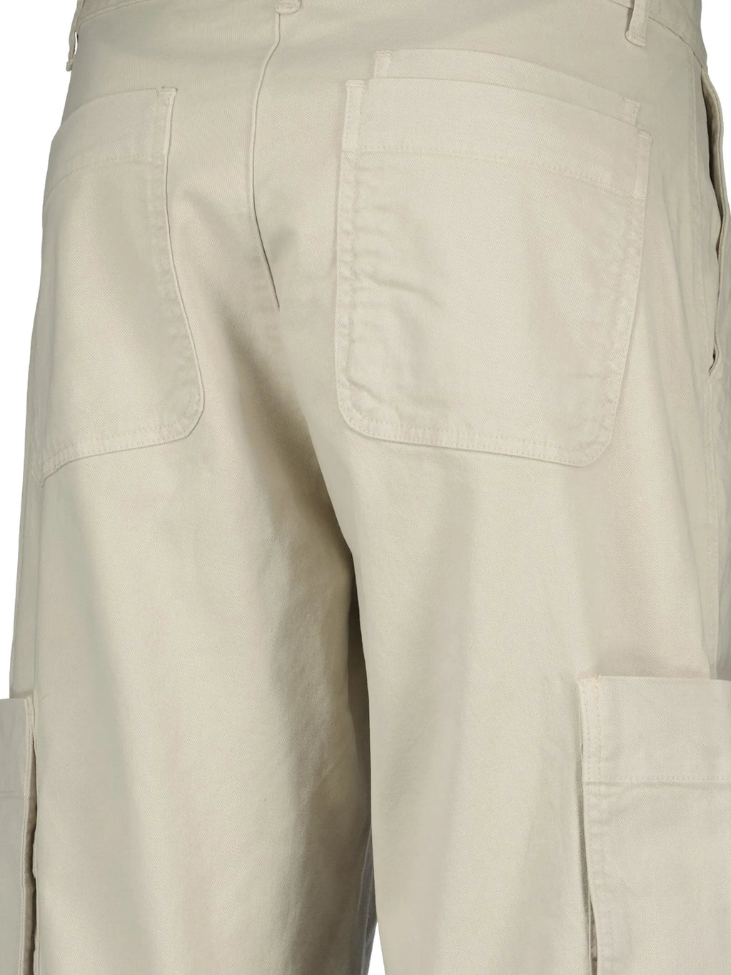 Image of Beige Cargo Pants by Officine Générale for Men - Season Autumn-Winter 2025 - Model View 3