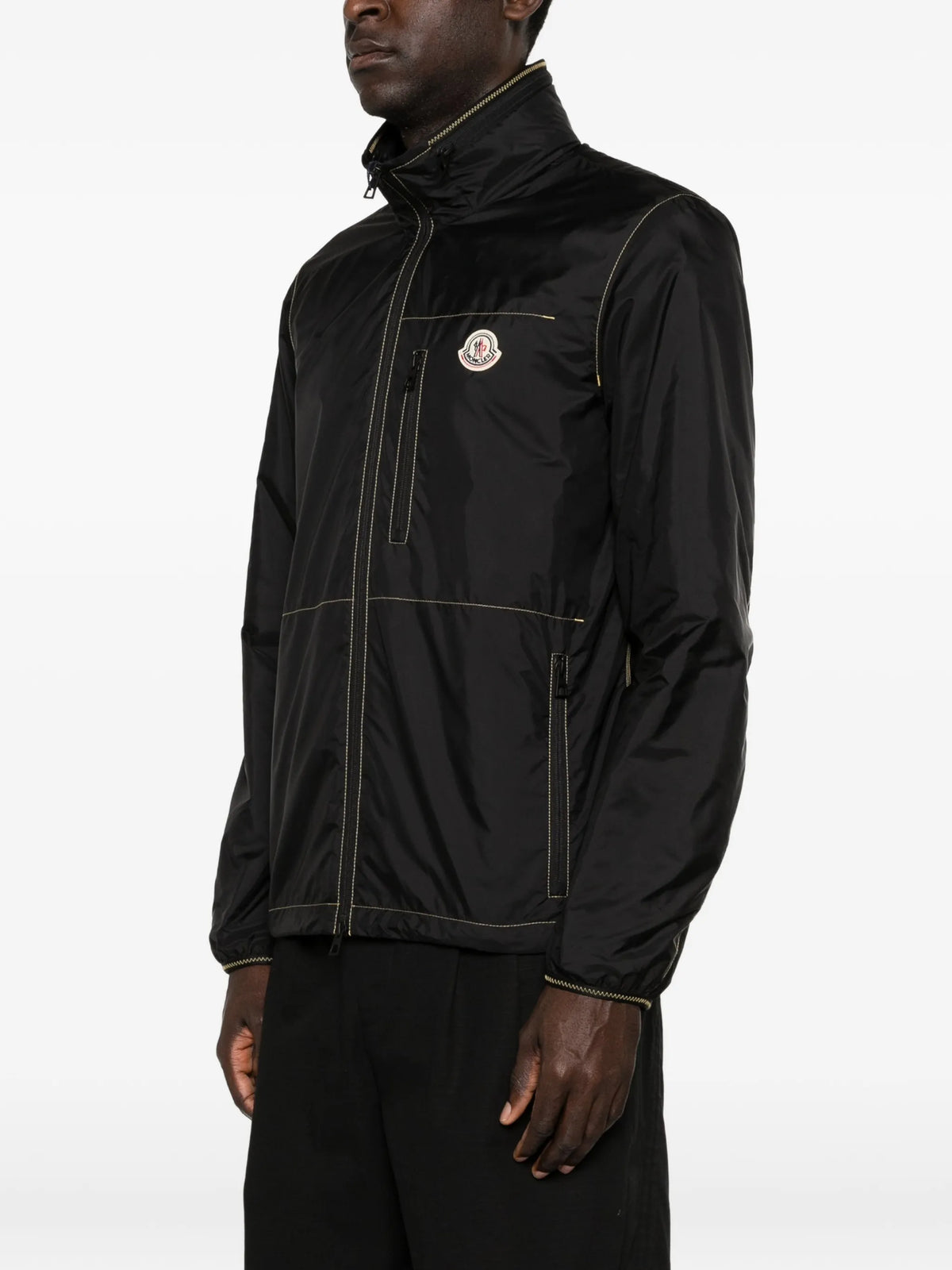 Image of Veste Arrakis Noir by Moncler for Men - Season Spring-Summer 2026 - Model View 2