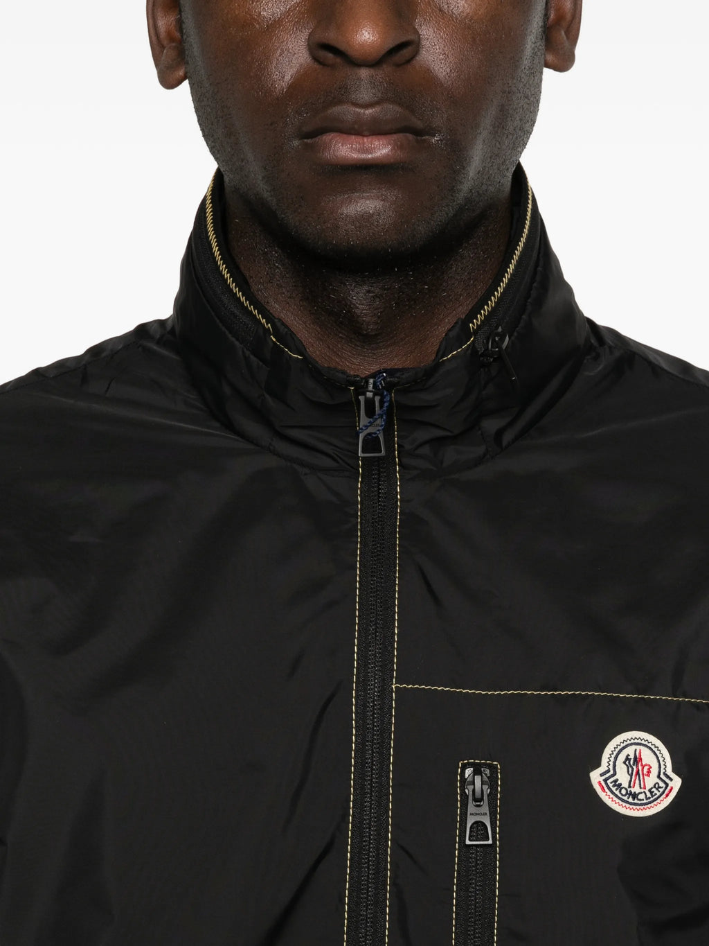Image of Veste Arrakis Noir by Moncler for Men - Season Spring-Summer 2026 - Model View 4