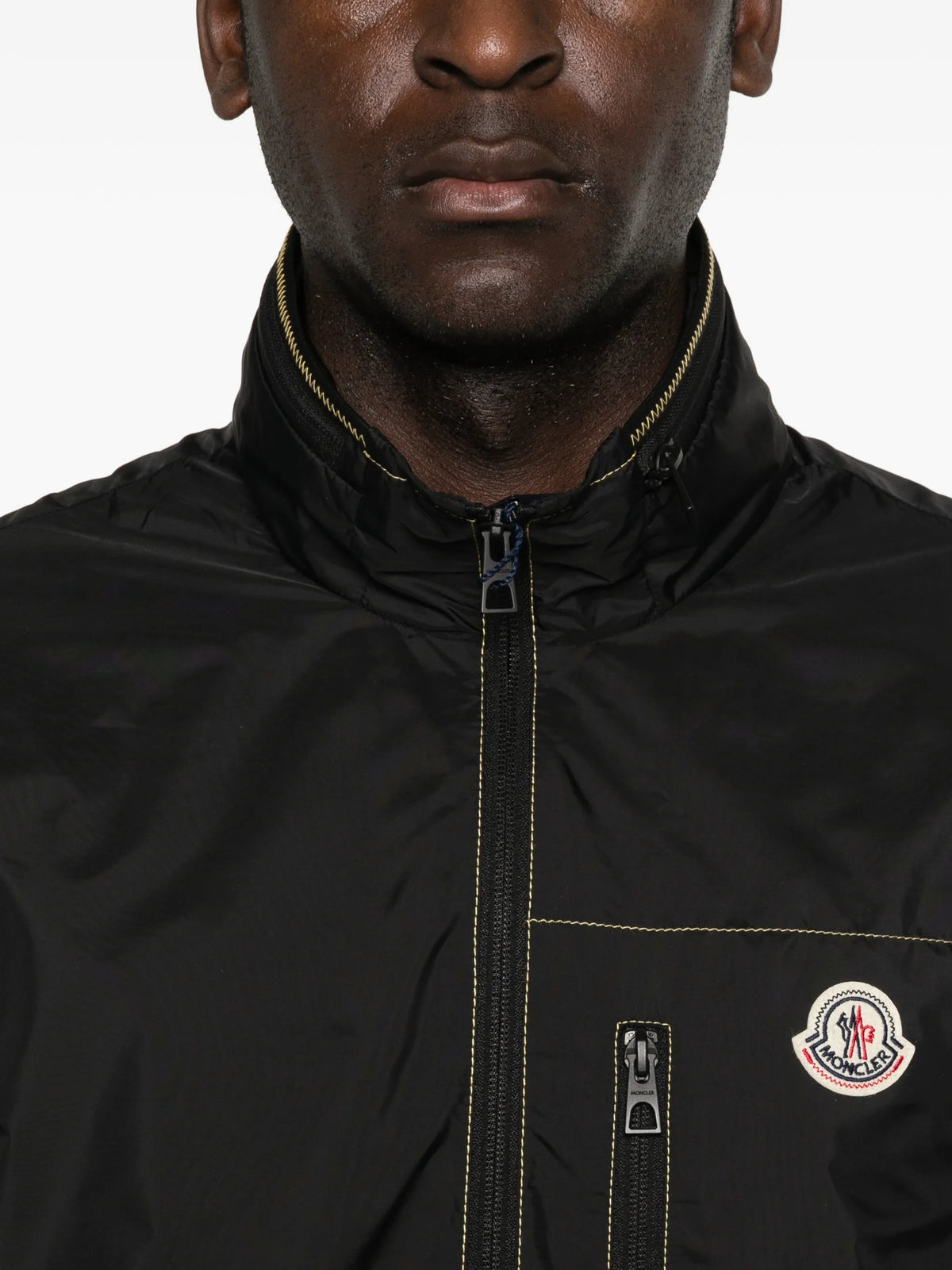 Image of Veste Arrakis Noir by Moncler for Men - Season Spring-Summer 2026 - Model View 4