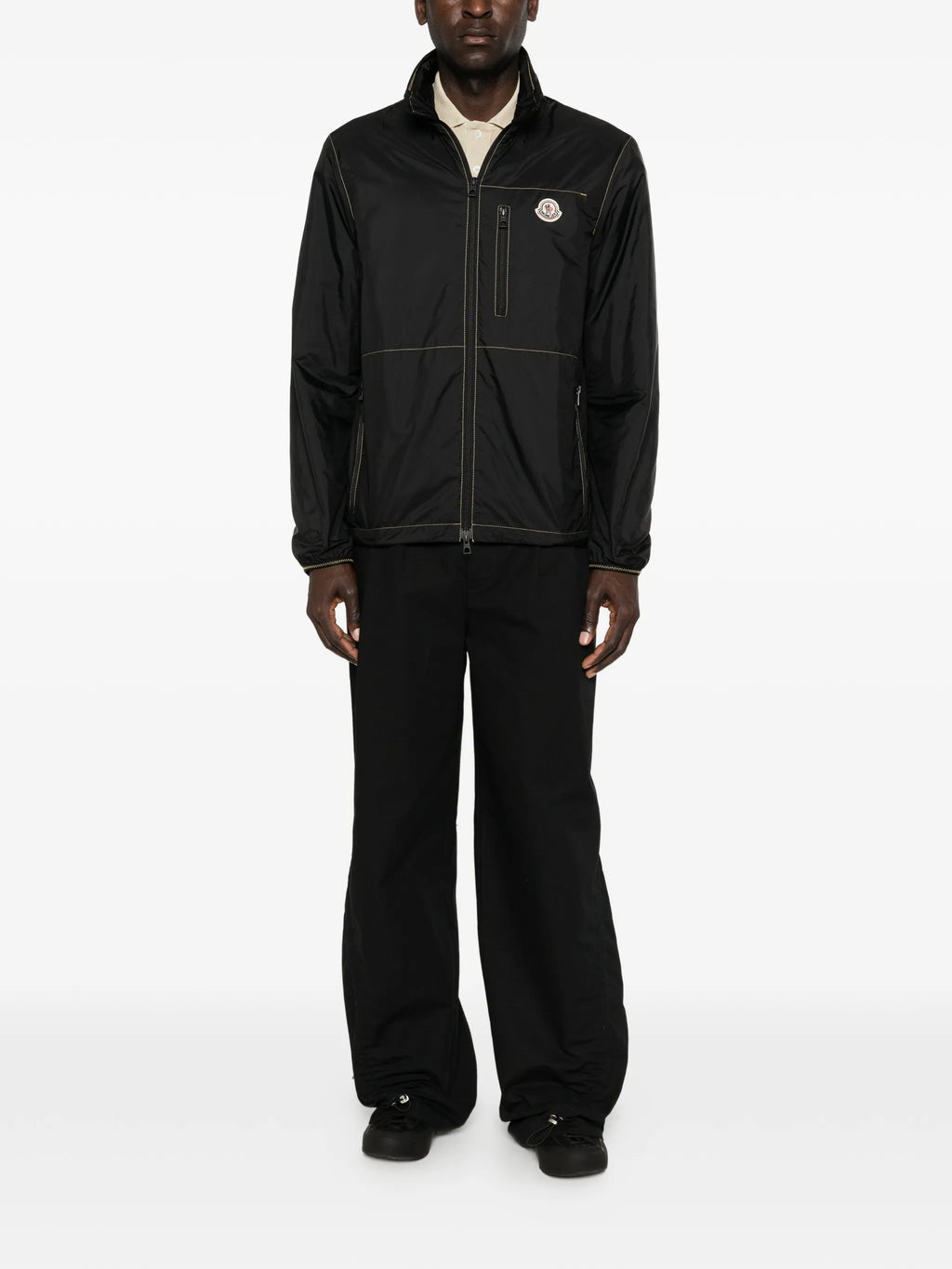 Image of Veste Arrakis Noir by Moncler for Men - Season Spring-Summer 2026 - Model View 1