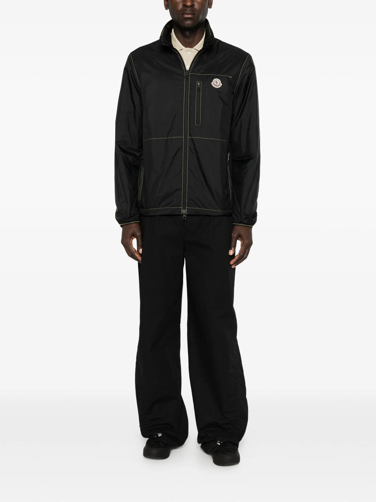 Image of Veste Arrakis Noir by Moncler for Men - Season Spring-Summer 2026 - Model View 1