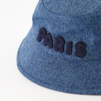 Denim hat, Ami Paris, unisex hat, stylish accessories, blue denim