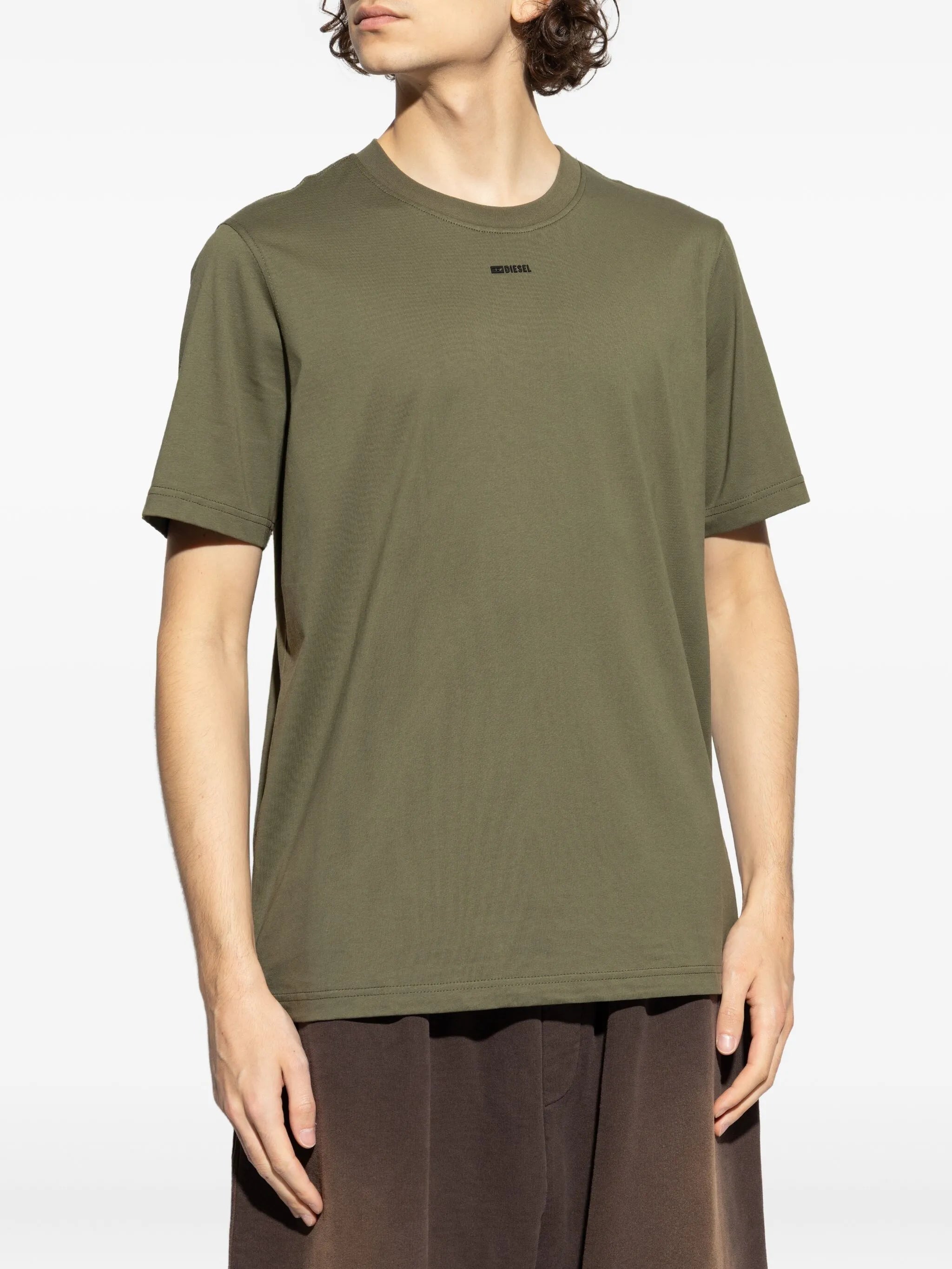 Image of t-adjust-v T-Shirt by Diesel for Men - Season Spring-Summer 2026 - Model view 2
