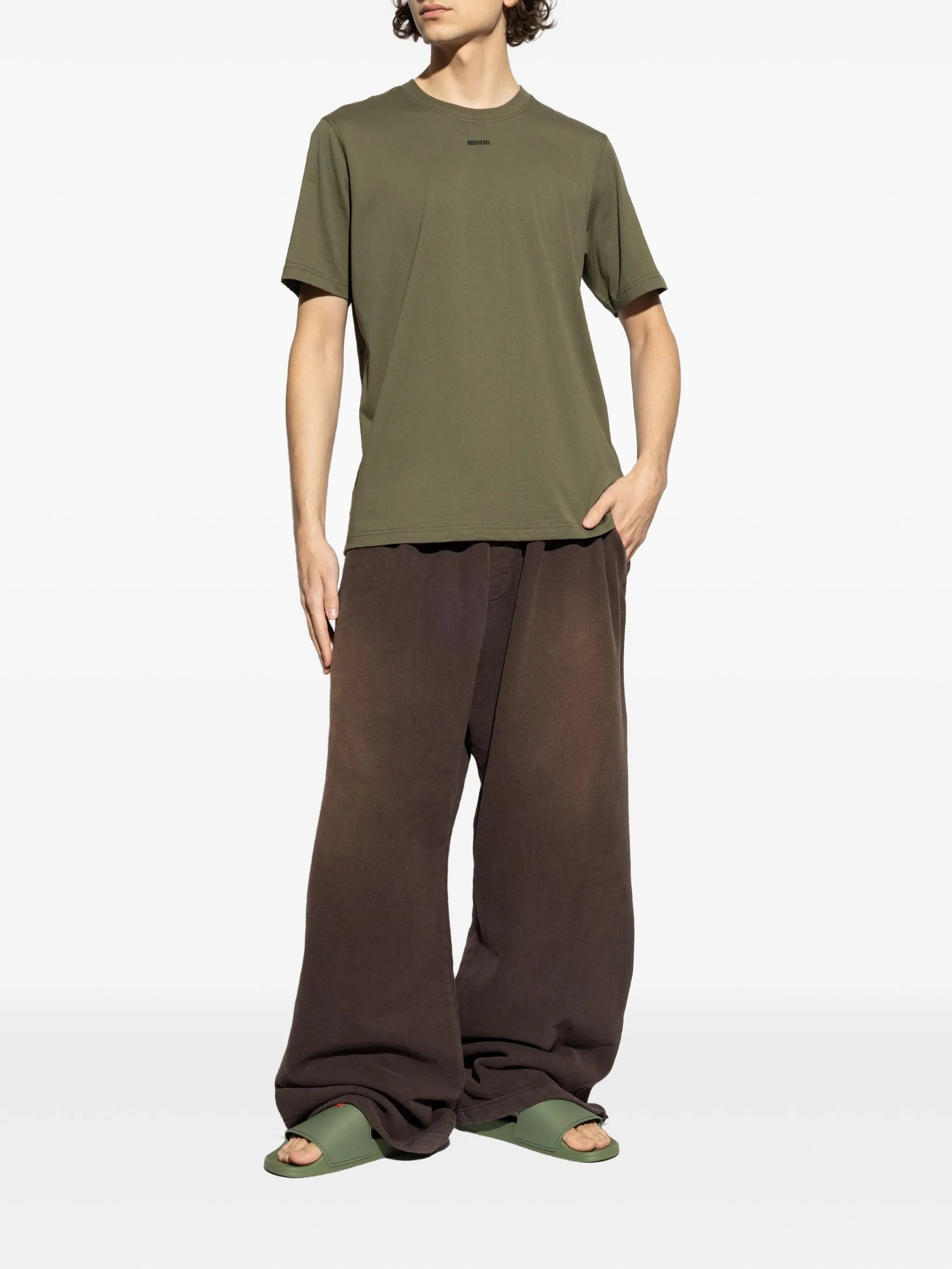 Image of t-adjust-v T-Shirt by Diesel for Men - Season Spring-Summer 2026 - Model view 1