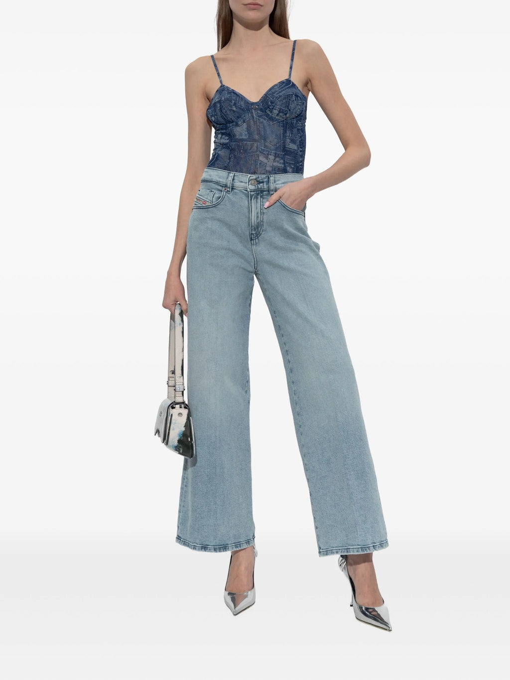 Imagen del Body Bridget-DNM Blue Jean de Diesel para Mujeres - Temporada Primavera-Verano 2026 - Vista modelo 1