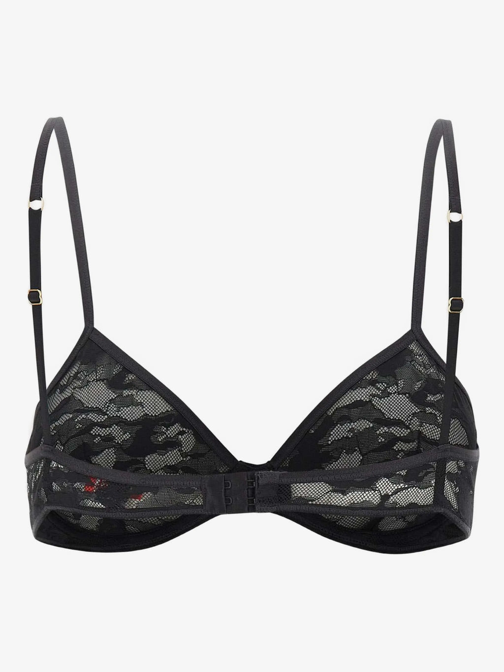 Image of D-Wire-Ult Black Lace Bra by Diesel for Women - Season Spring-Summer 2026 - Model View 2