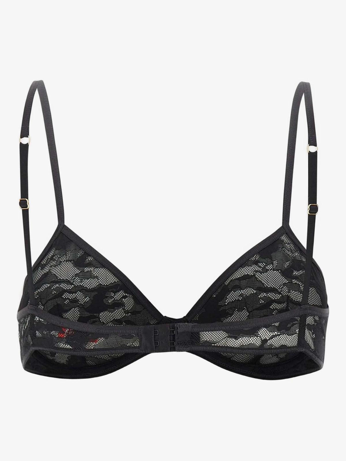 Image of D-Wire-Ult Black Lace Bra by Diesel for Women - Season Spring-Summer 2026 - Model View 2