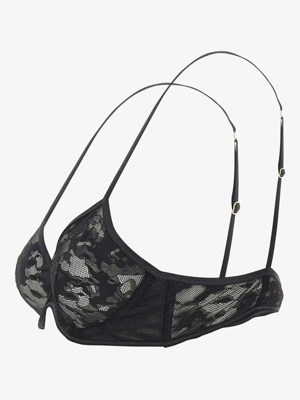 Image of D-Wire-Ult Black Lace Bra by Diesel for Women - Season Spring-Summer 2026 - Model View 3